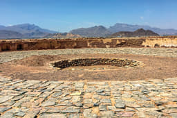 Seldom seen interior of the Tower of Silence.