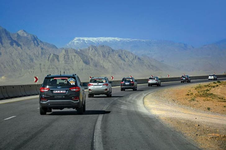 Spectacular landscape makes drive unforgettable.