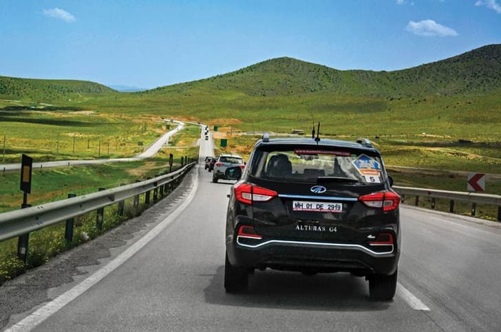 Driving through Iran with Mahindra Adventure