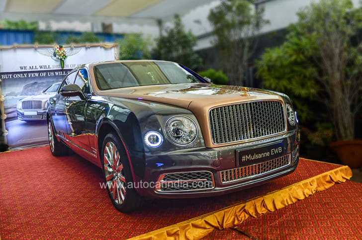 Bentley Mulsanne EWB India image gallery