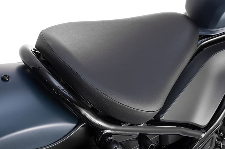 Seat padding is thicker and denser.