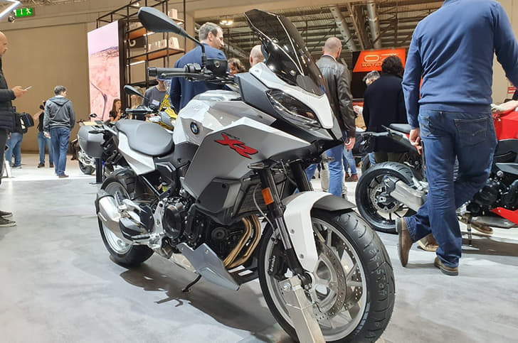 The F 900 XR has some touring-oriented features like a larger, 15.5-litre fuel tank.