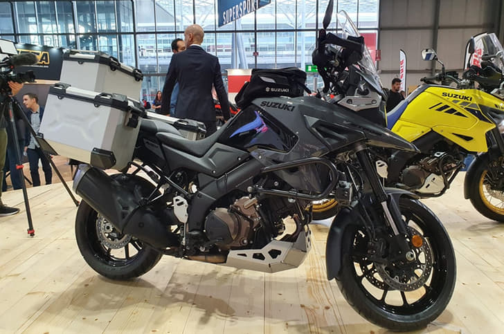 New Suzuki V-Strom 1050 features fresh styling and electronics.