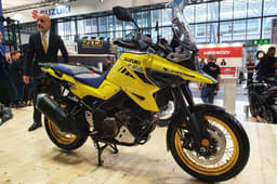 The V-Strom 1050 XT will be more capable off-road than the standard bike.