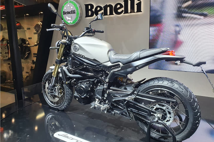 The 754cc twin-cylinder makes 81.6hp and 67Nm.