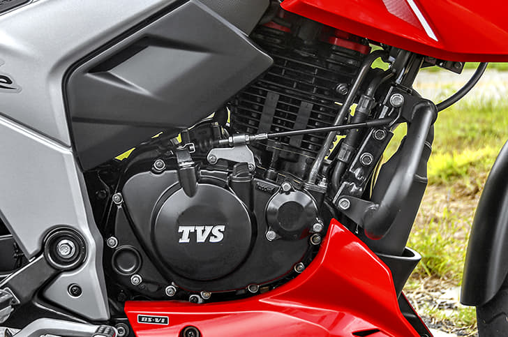 The 2020 TVS Apache RTR 160 4V gets a new BS6-compliant engine.