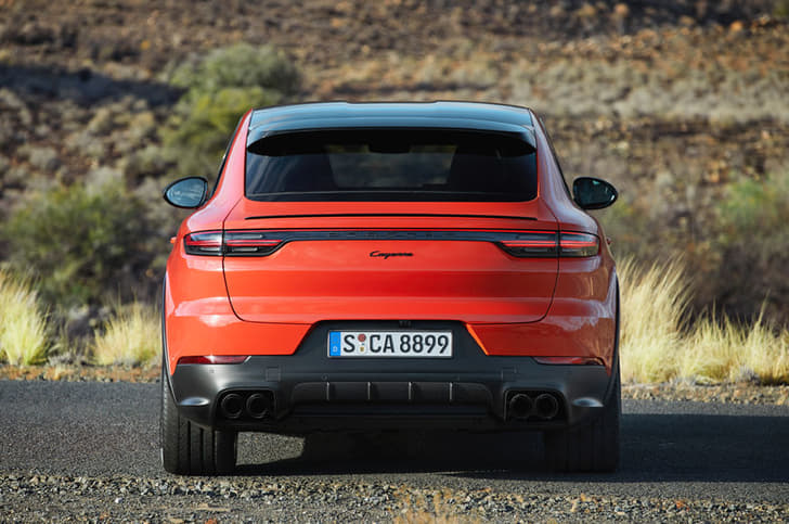 Porsche Cayenne Coupe Rear View