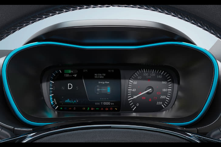 Tata Nexon Ev Instrument Cluster