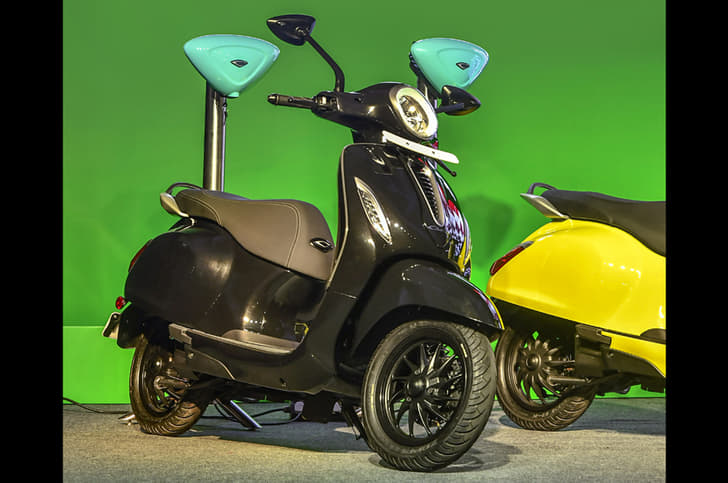 The Premium uses a disc brake at the front.