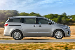 At 5.1m long, the Carnival is significantly longer than the Innova Crysta. 