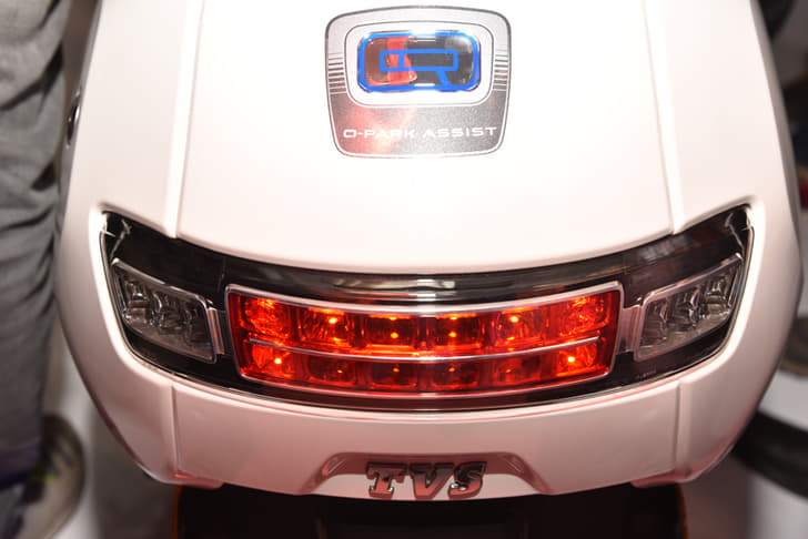 LED lighting all around on the iQube.