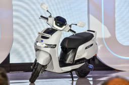 TVS iQube electric scooter.