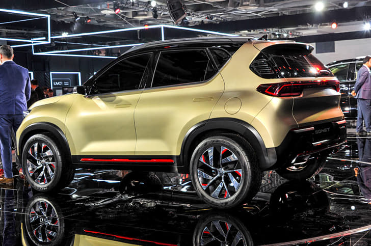 Kia Sonet compact SUV concept image gallery