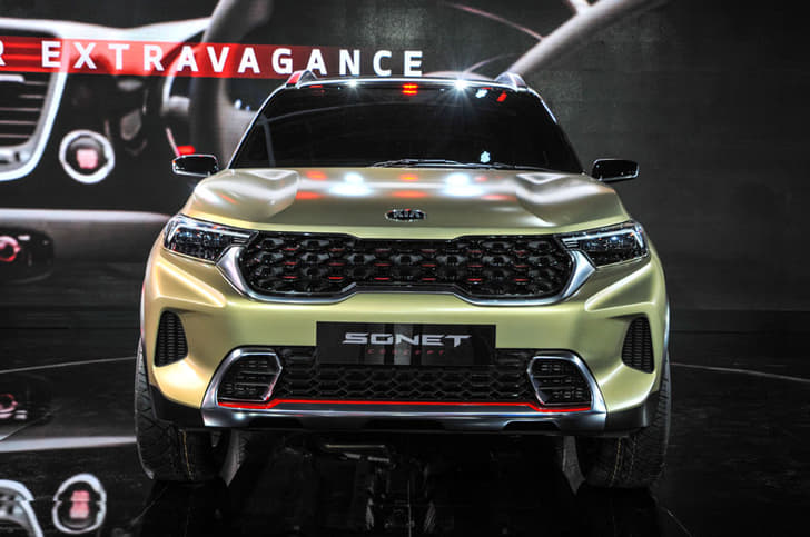 Kia Sonet compact SUV concept image gallery