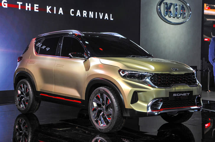 Kia Sonet compact SUV concept image gallery