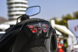 LED taillight looks neat.