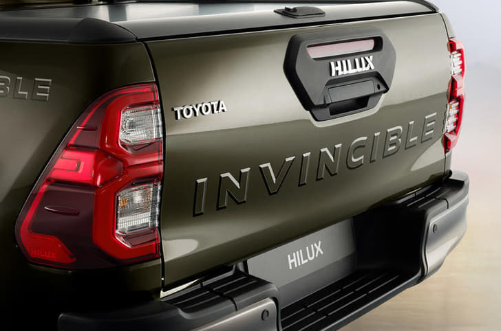 Toyota Hilux Rear View Toyota Hilux Rear View