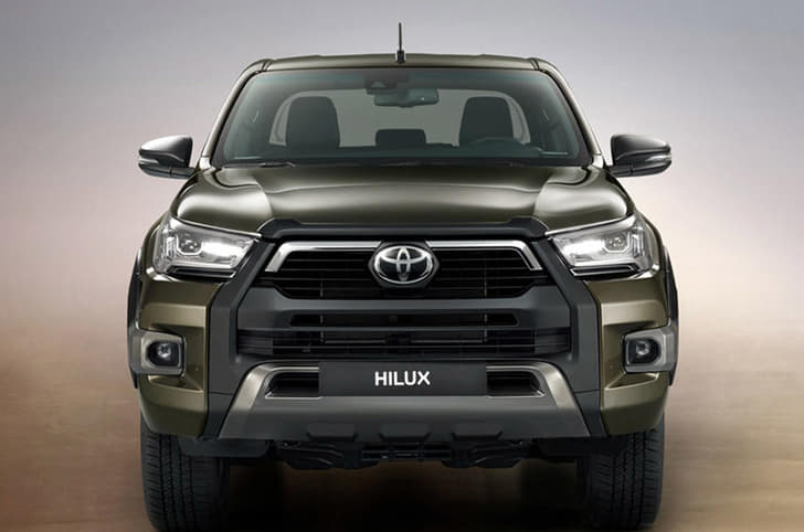 Toyota Hilux Front View Toyota Hilux Front View