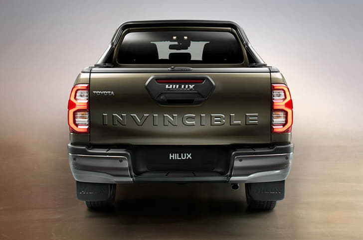 Toyota Hilux Rear View Toyota Hilux Rear View