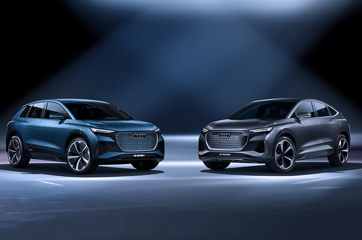 Audi Q4 Sportback e-tron concept image gallery