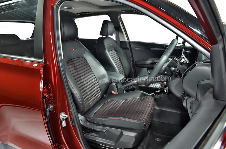 Both driver and front-passenger seats are ventilated and feature three speed blower settings.