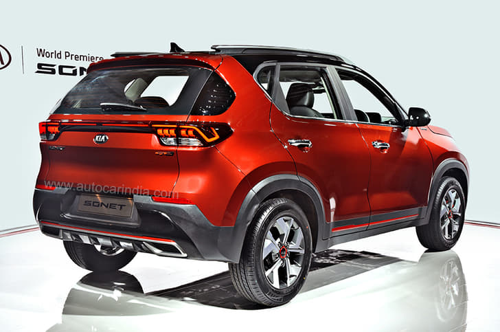 The LED taillights are connected by reflector strip, giving a single-element look.