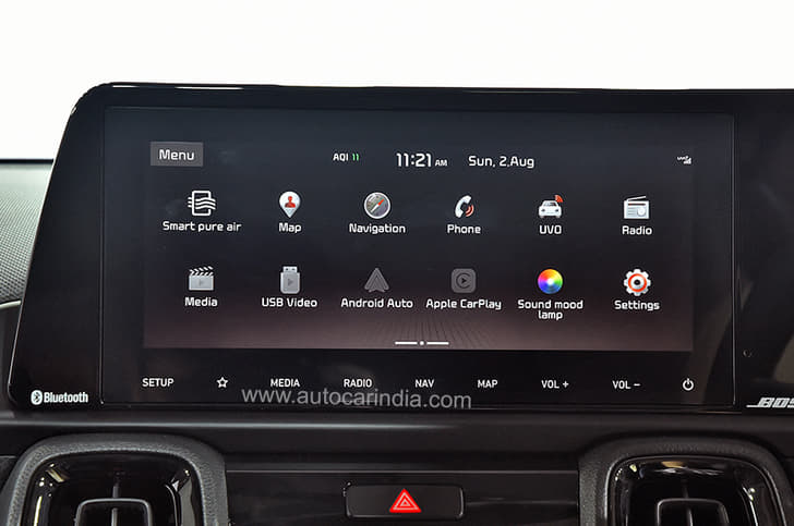 Kia Sonet Infotainment System