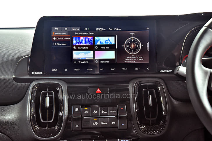 Kia Sonet Dashboard