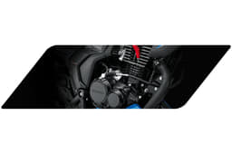 The 184.4cc single-cylinder engine produces 17.2hp and 16.1Nm of torque.