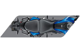 The Hornet 2.0 features a split-seat design.