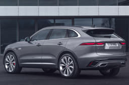 Jaguar F Pace Rear View Jaguar F Pace Rear View