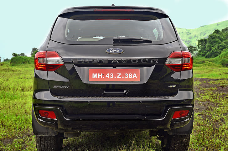 All that glitters is gone. Black detailing extends to tail gate as well. 