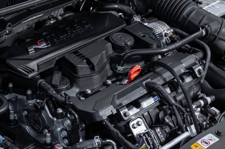 Open Bonnet Engine Shot