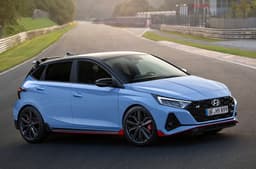 Exterior said to combine “elements of Hyundai’s rallying heritage with the Sensuous Sportiness design identity”.