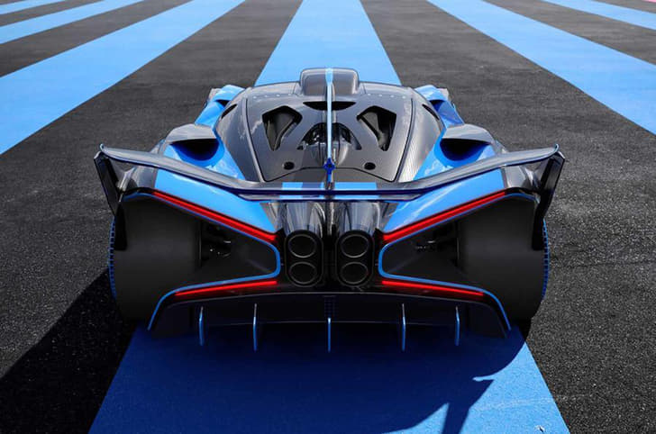The taillights on the Bolide prominently highlight the 'X' theme.