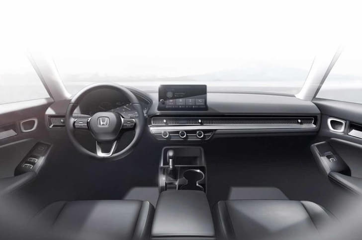 Inside, the new Civic will get a 9-inch touchscreen.