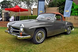 Gautam Singhania’s 190SL was specially imported for this year’s show.