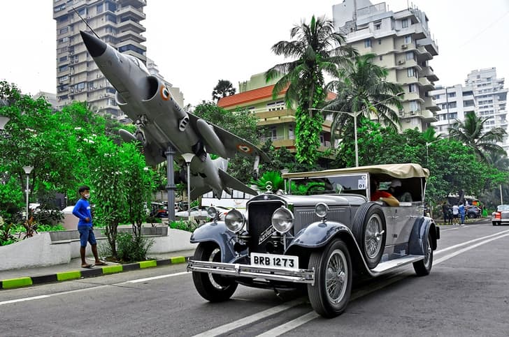 Viveck Goenka’s grand 1929 Mercedes Nurburg.