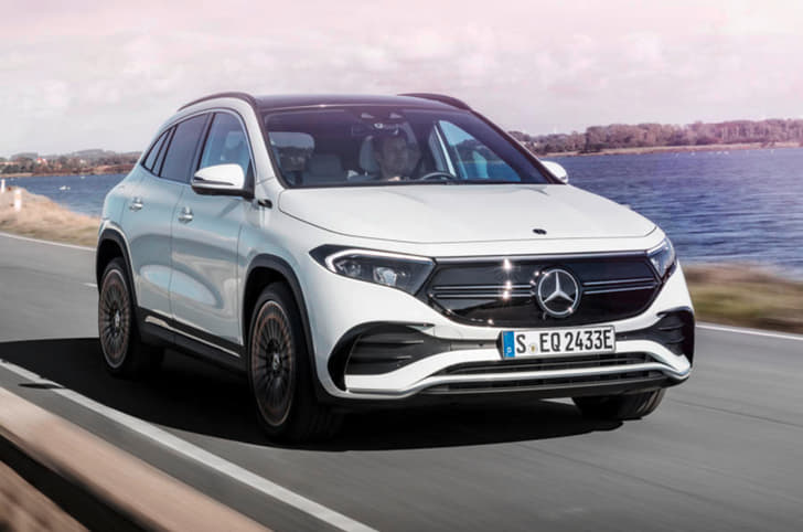 The EQA is based on the combustion-engined GLA.