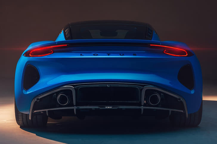 Lotus Emira Rear View Lotus Emira Rear View