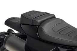 The pillion seat is rather tiny.