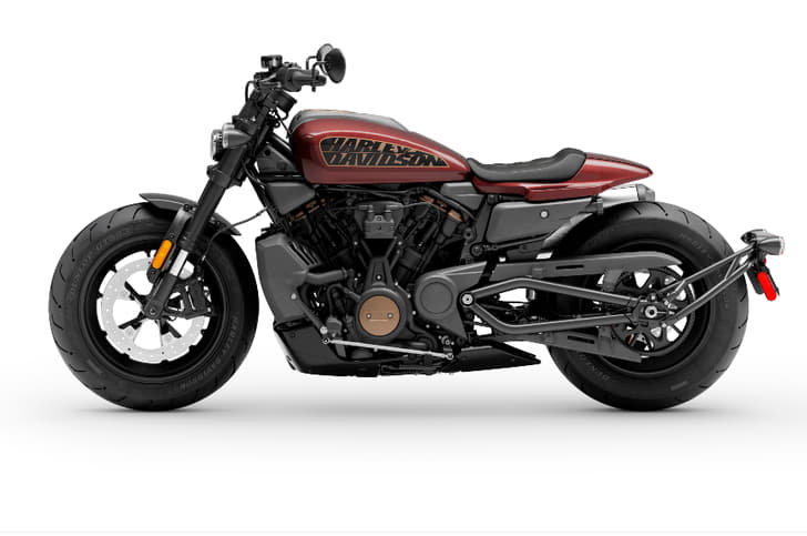 The engine is a stressed member of the chassis, eliminating the traditional frame.