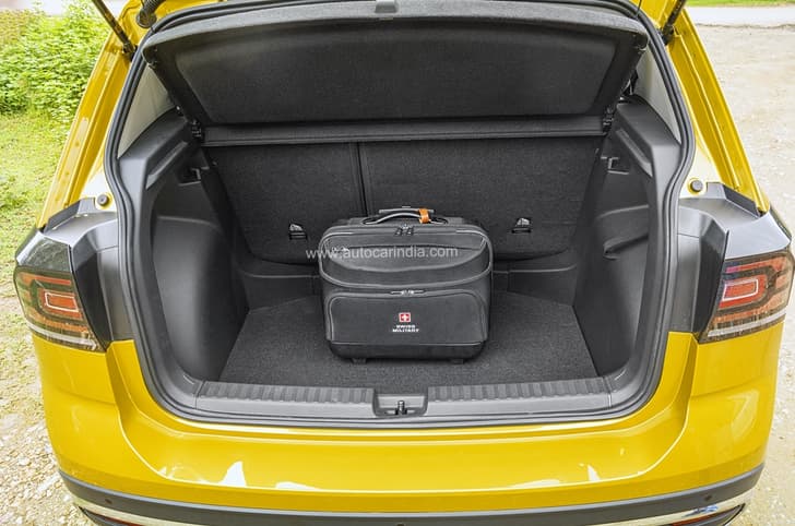 Taigun offers 330 litres of boot space.