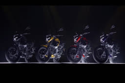 The Raider is available in four colour schemes.