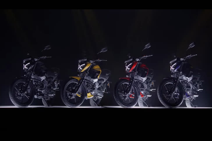 The Raider is available in four colour schemes.