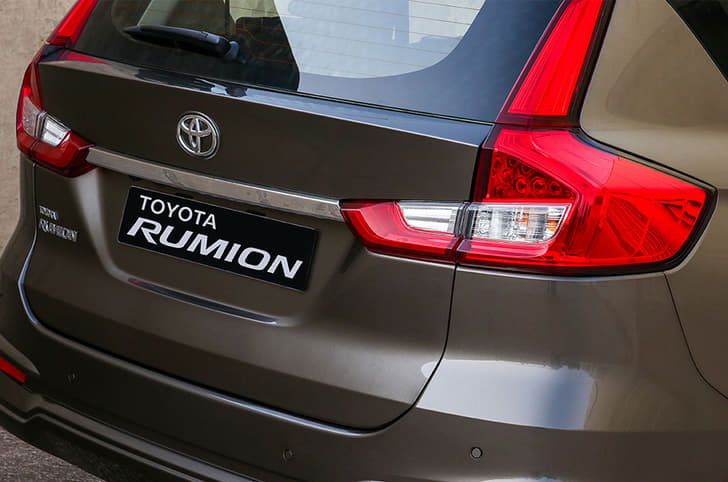 Toyota Rumion Rear View