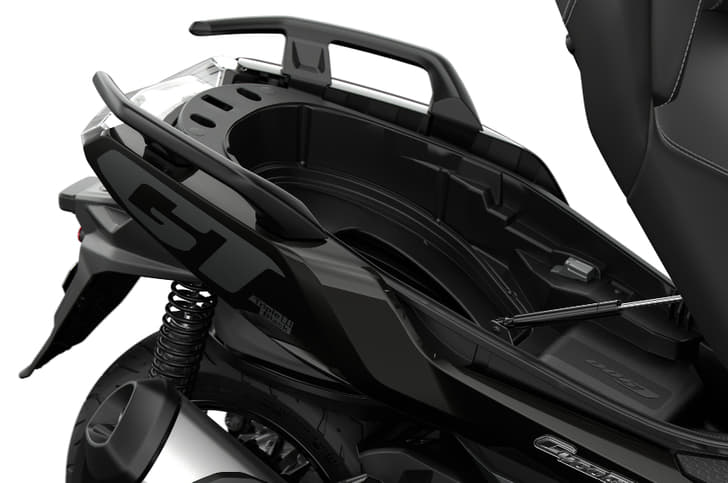 BMW has said the smaller rear wheel allows for increased storage space.