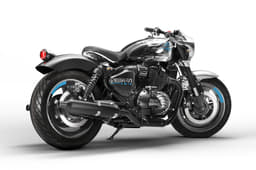 The tail section with the chopped fender is another attractive design element.