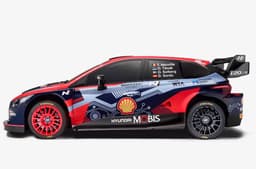 Hyundai i20 N Rally1 side profile