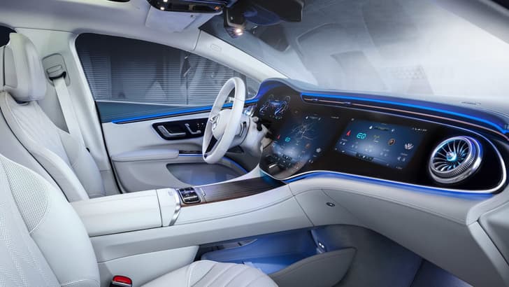 Mercedes Benz EQS interior